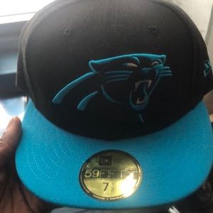 Size 7.5 Carolina Panthers 59Fifty hat